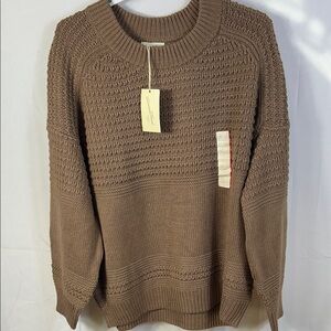 Universal Thread Brown Knit Sweater crewneck size 1X